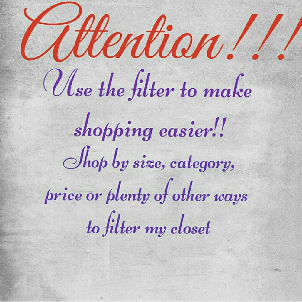 Women’s, Men’s, Kids! Use the filter button!